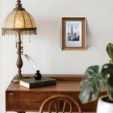 Notre-Dame of Antwerp, old engraving, printed in 1841.