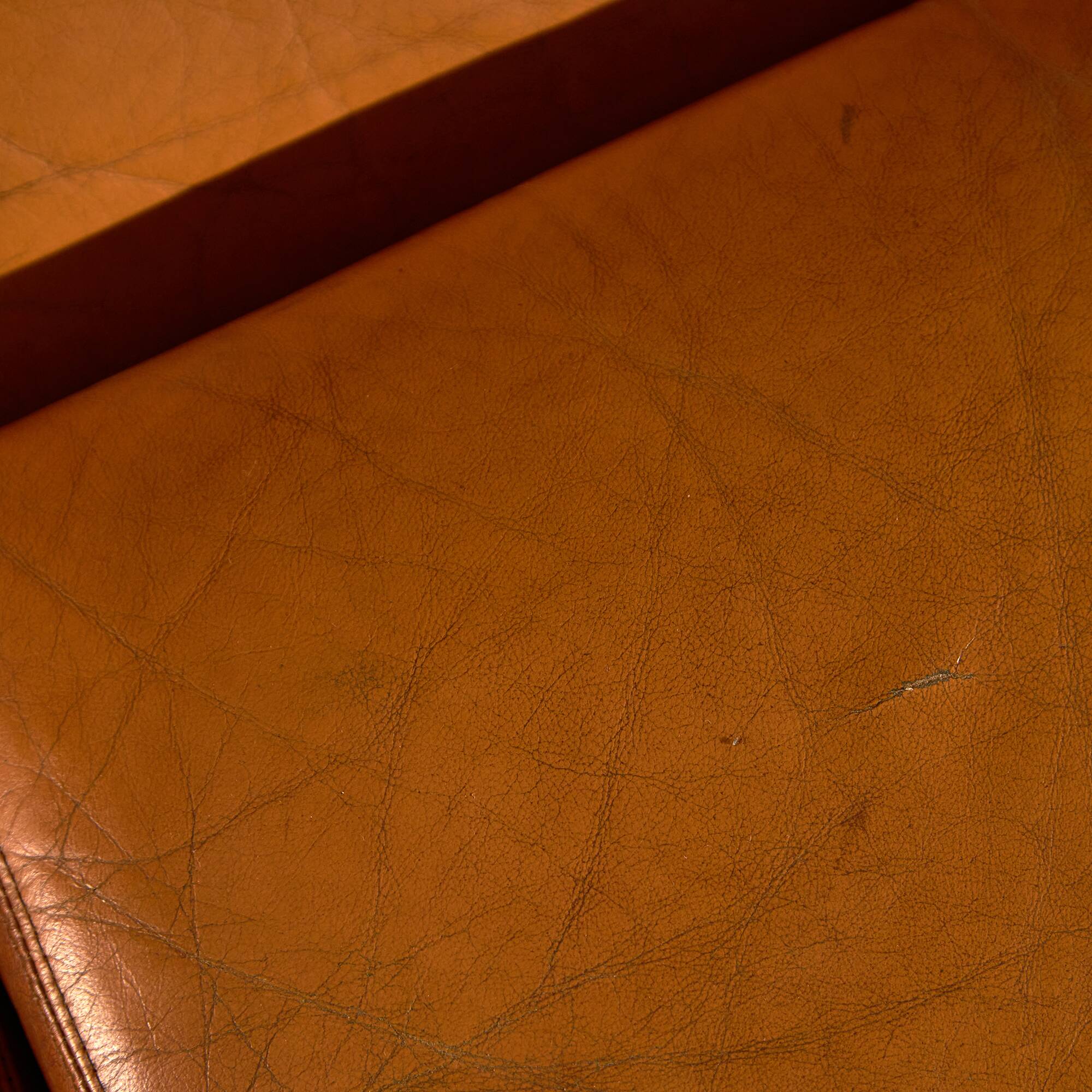 Light Warm Brown Leather Sofa Set