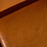 Light Warm Brown Leather Sofa Set