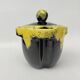 Ceramic ice bucket, mid-20th century.