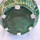 Green ceramic pitcher