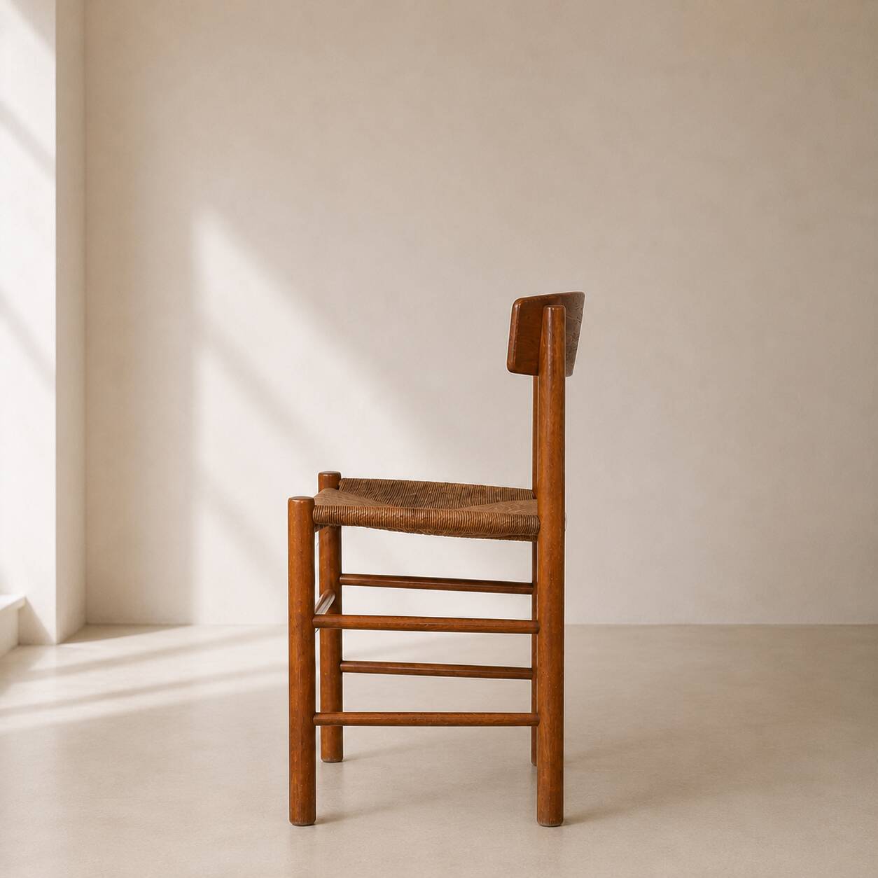 Set of 8 J39 "Folkestolen" chairs by Børge Mogensen, Denmark