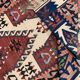 Antique Turkish Kilim Rug: Handwoven Wool Tribal Flatweave 190x106 cm