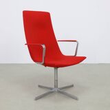 Fauteuil pivotant en laine Arper Cativa