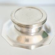 Beurrier ancien  Coquillor-Glace  en métal argenté