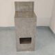 High pedestal / Architectural pedestal in polished concrete in Neo-Brutalist style