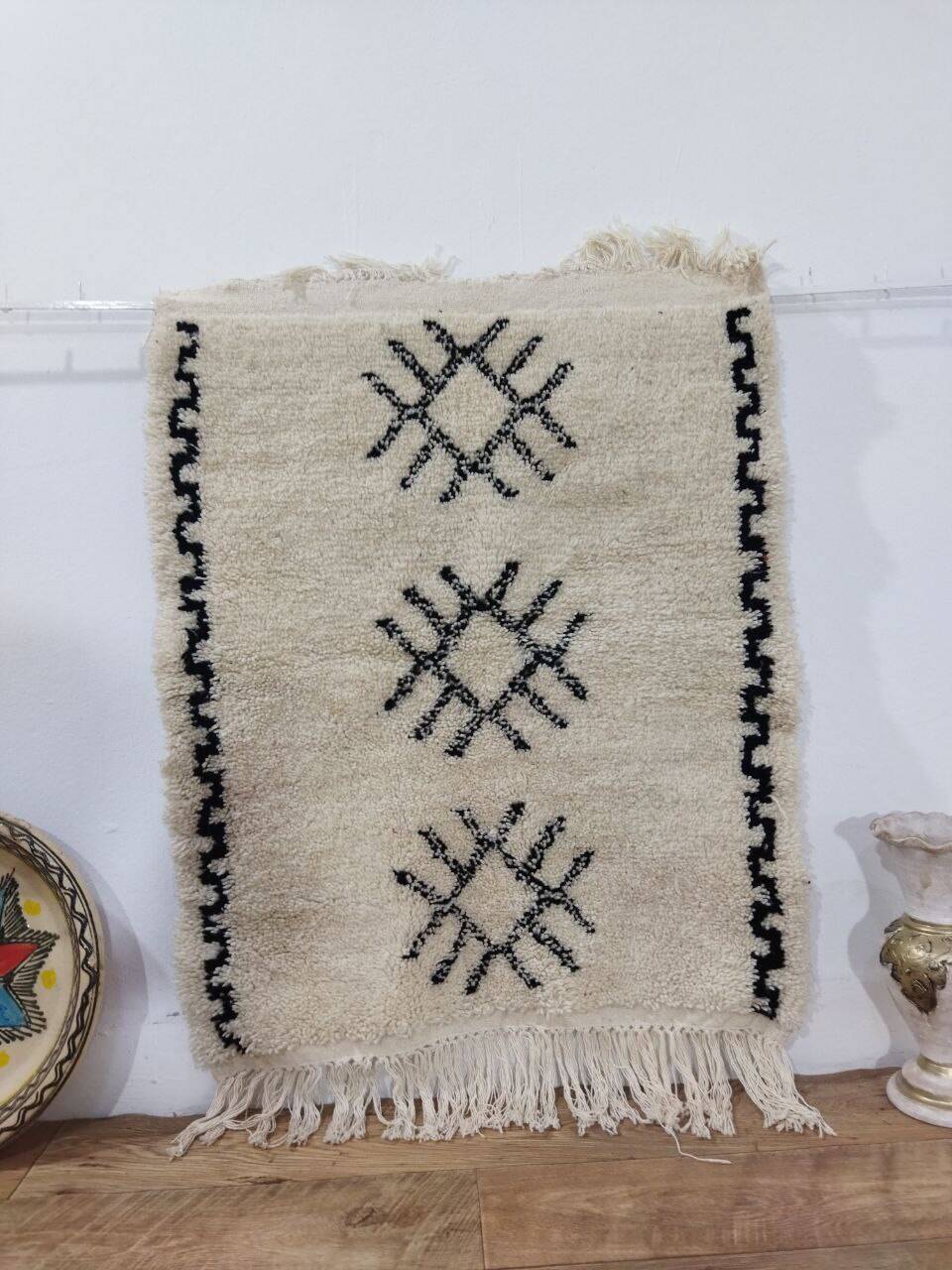 Handcrafted Moroccan Berber Rug 95 X 78 CM
