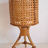 Bamboo bedside lamp and canning