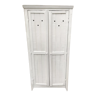White Parisian wardrobe 2 oak doors