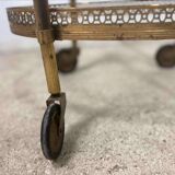 Vintage 'golden' bar trolley