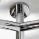 Very rare 1960s Space Age Chrome ceiling lamp by J.T. Kalmar Austria