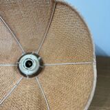 Vintage raffia pendant light