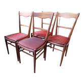 Ensemble de chaises de salle à manger rétro – Dřevotvar Jablonné nad Orlicí