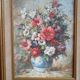 Tableau peinture bouquet de fleurs