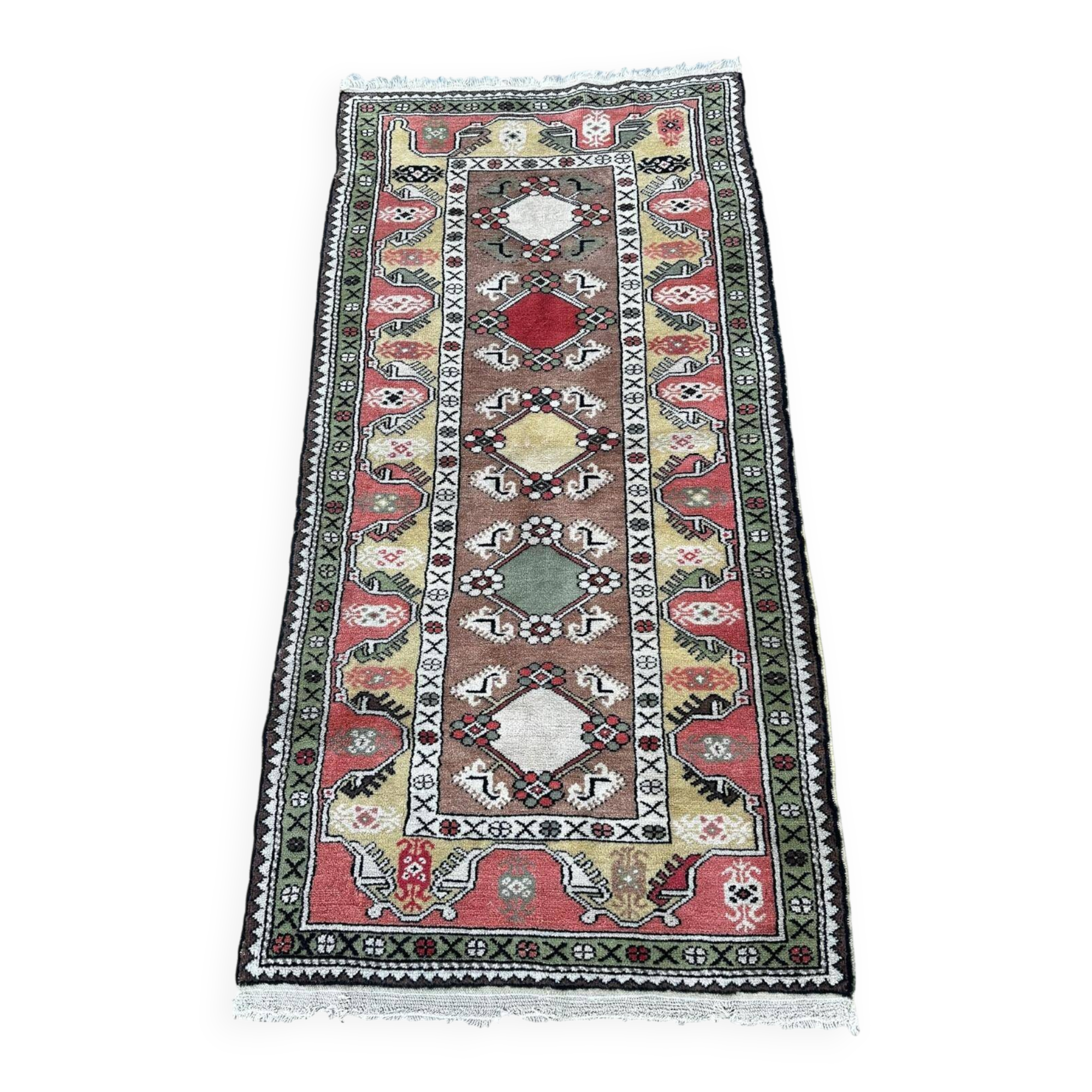 Handmade Turkish rug 2m x 1m