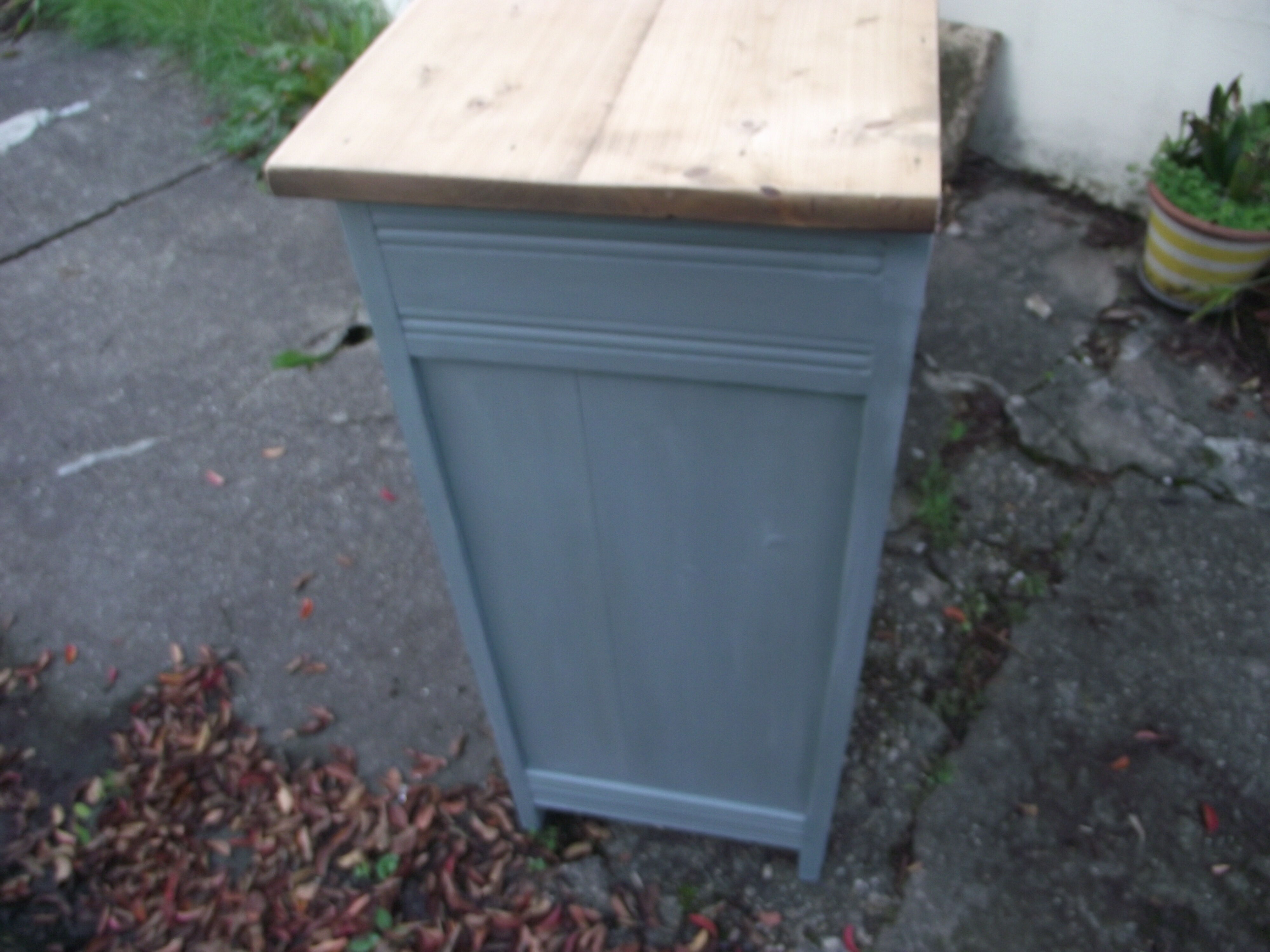 Parisian sideboard of the 30s 40s in painted fir