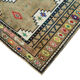 Hand-knotted turkish beige runner carpet 95 cm x 368 cm