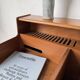 Console table or small desk Fimsa Roma Italy teak