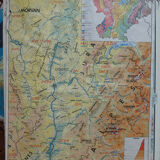Ancienne carte d'école vintage MDI Rhône-Alpes