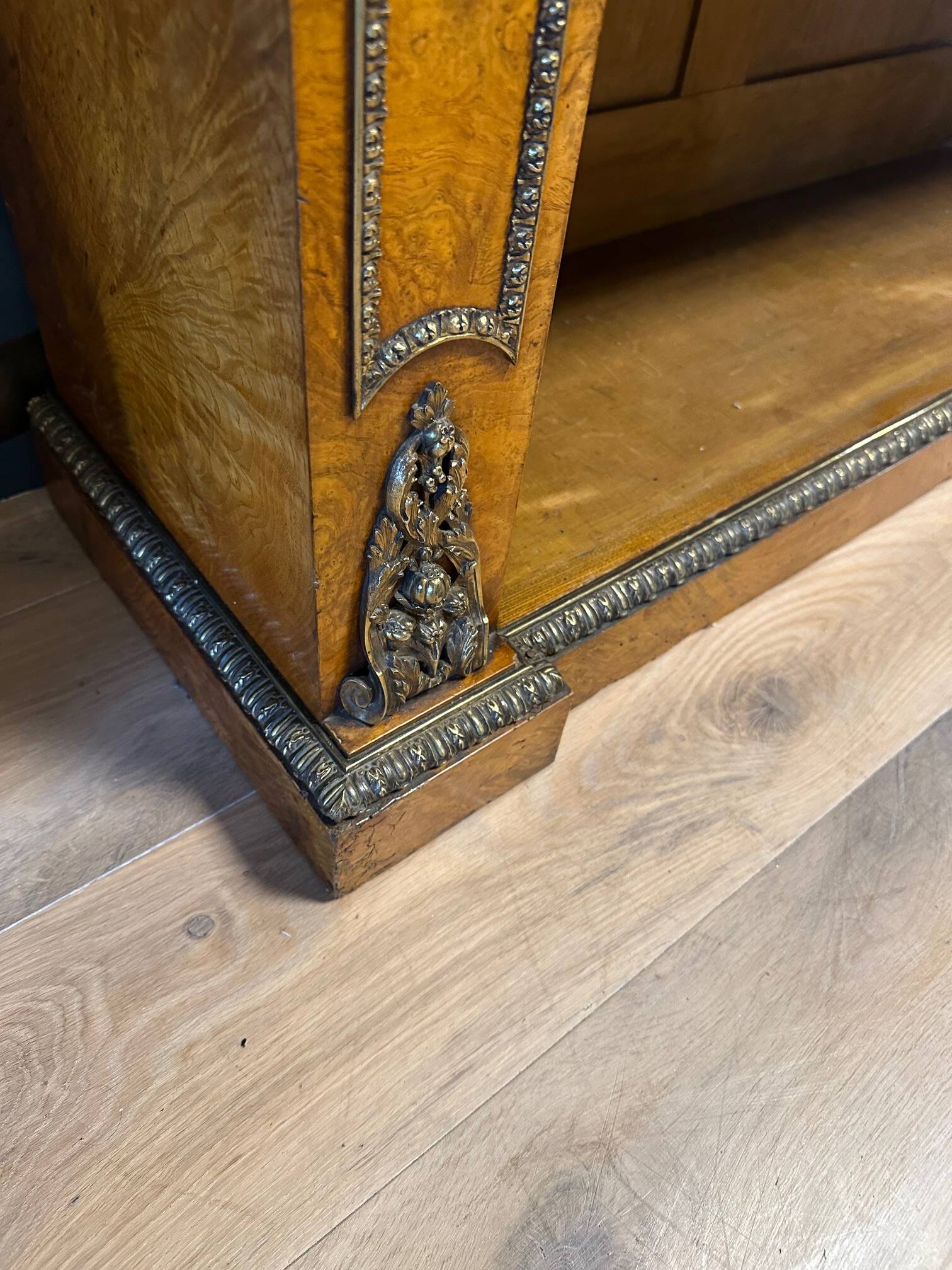 Antique open bookcase