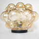 Amber Glass Bubble Applique by Helena Tynell, 1960s