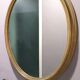 Miroir ovale vintage doré 80 cm – Cadre large élégant
