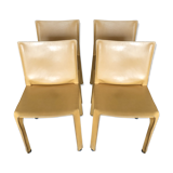 Set of 4 CAB412 chairs designer Mario Bellini for Cassina
