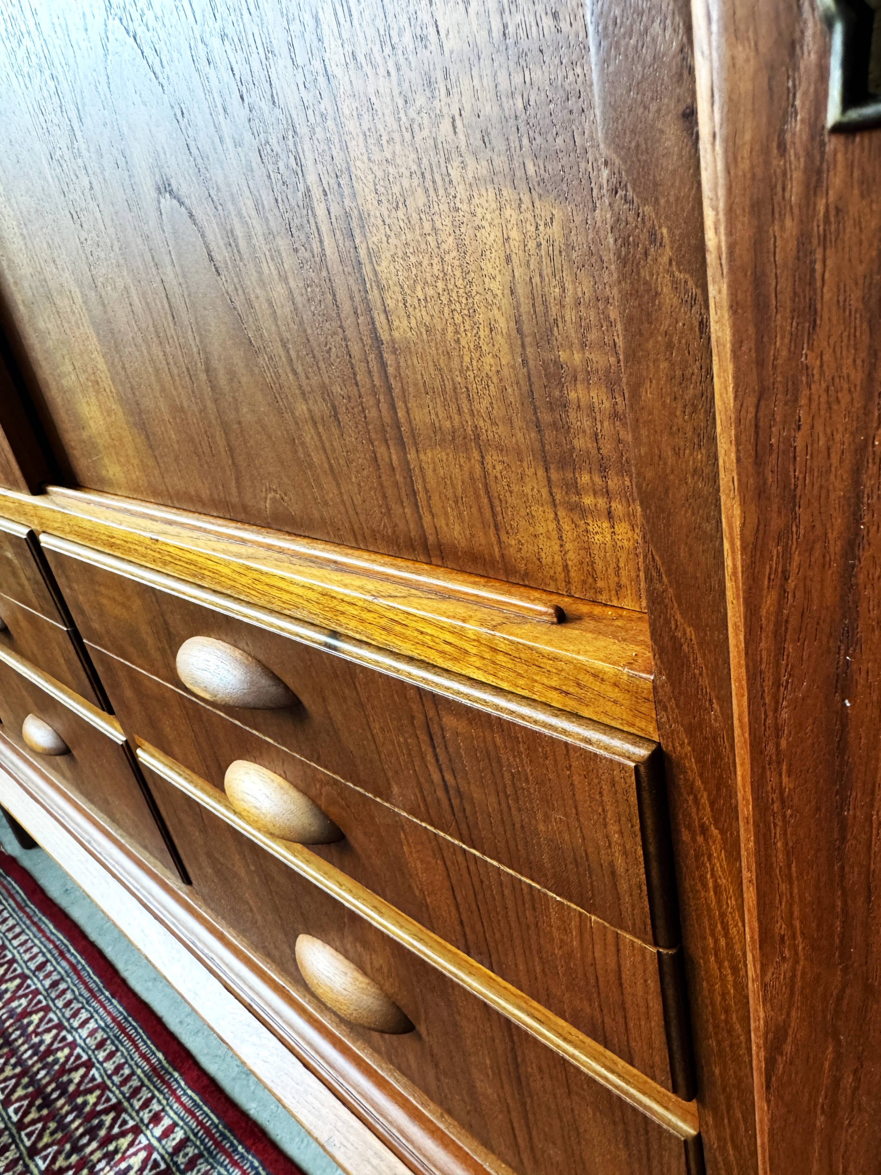 Teak Chest of Drawers, Denmark 1950s, Mid-Century Modern, Vintage