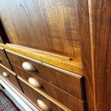 Teak Chest of Drawers, Denmark 1950s, Mid-Century Modern, Vintage