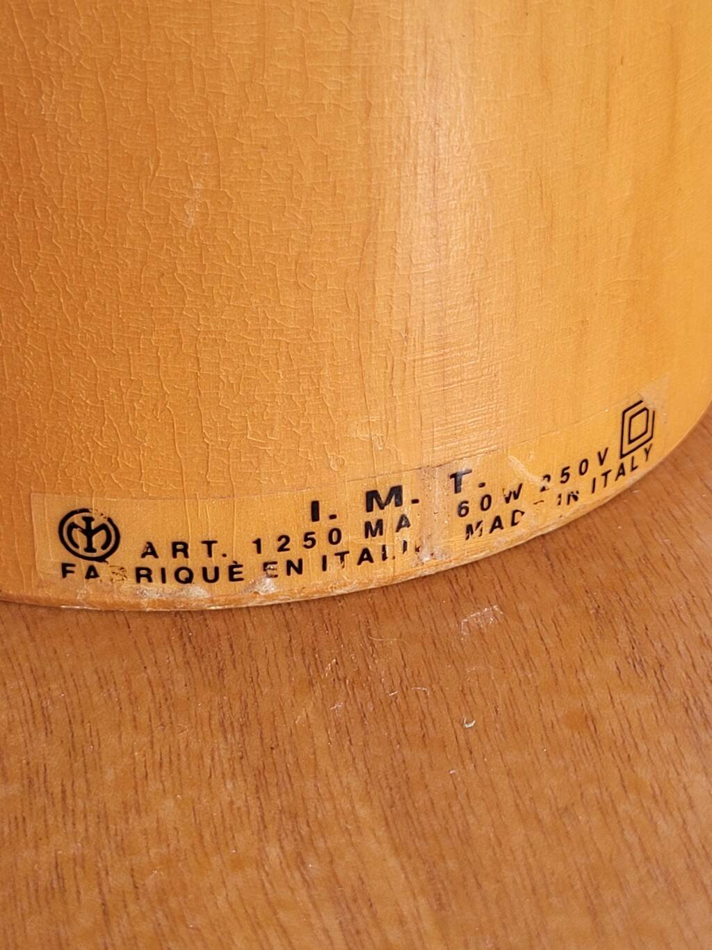 Lamp base IMT Italy in solid wood