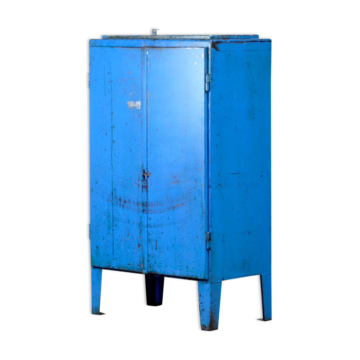 Industrial Iron Cabinet, 1960s
