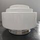 Old white opaline skyscraper ceiling light Ø 25 cm art deco 1930