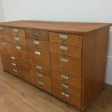 Craft furniture, drawer counter, oak