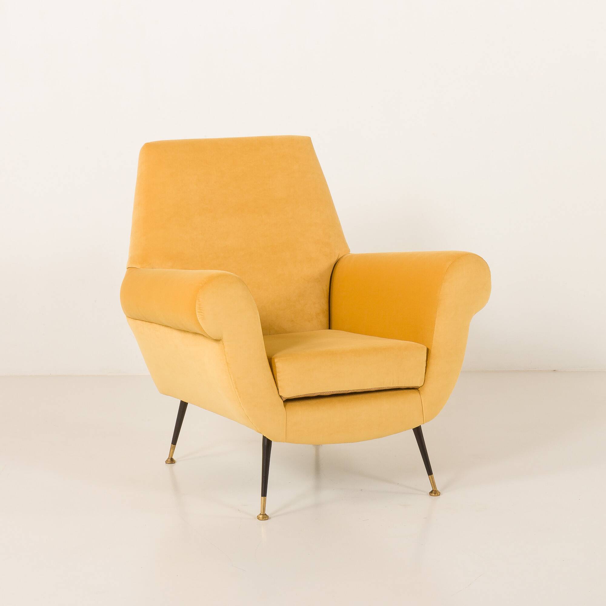 Gigi Radice mid century lounge chair for Minotti, Italy 1950s