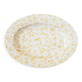 Rosanna Corfe Hand Painted 'Sunburst' Yellow Floral Serving Platter