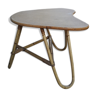 Vintage rattan coffee table