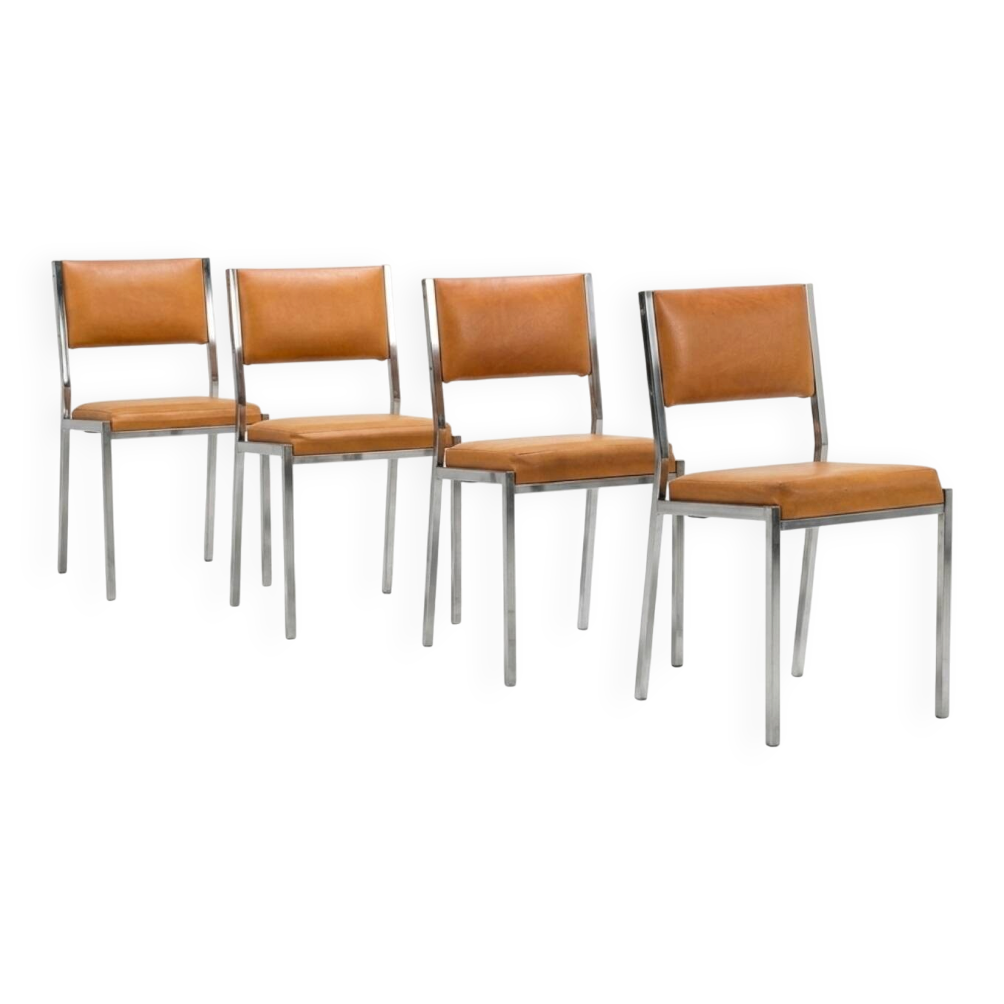 Lot 4 chaises vintage