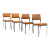 Lot 4 chaises vintage