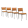 Lot 4 chaises vintage