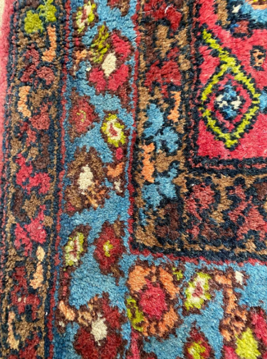 Mahal carpet late mid century 82x58cm