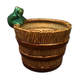 Cache-pot "a la grenouille"