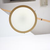 Mid-century glass chandelier/kamenicky senov, 1970's