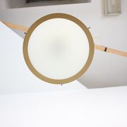 Mid-century glass chandelier/kamenicky senov, 1970's