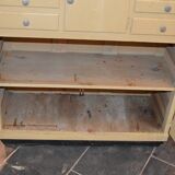 Wooden dentist cabinet