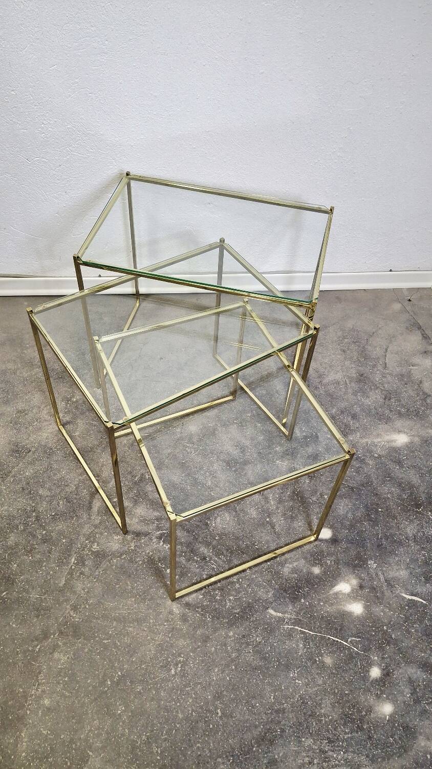 70s Regency Nesting Tables (Set of 3)