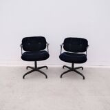 Pair of “mod. 2038” chairs by hannah & morrison for knoll, 1970