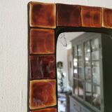 Long square mirror by Mithé Espelt