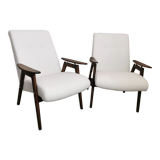 Paire de fauteuils par Jaroslav Smidek restaurés