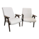 Paire de fauteuils par Jaroslav Smidek restaurés