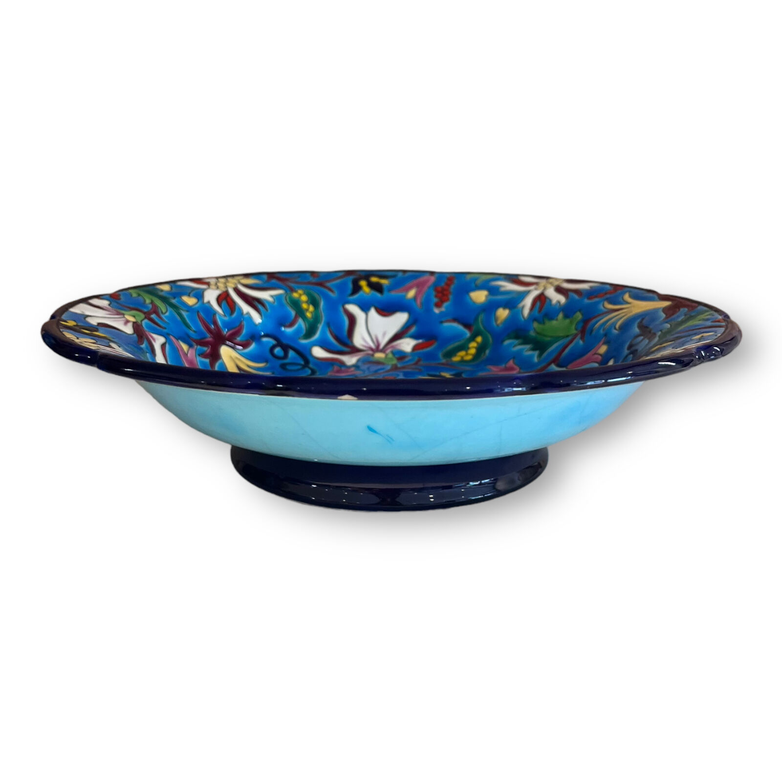 Flat enamels of longwy décor 652